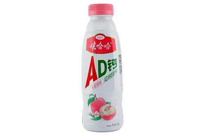 Wahaha Milk Peach 娃哈哈AD钙奶饮料水蜜桃味 450ML（VIP会员价：RM3.90）